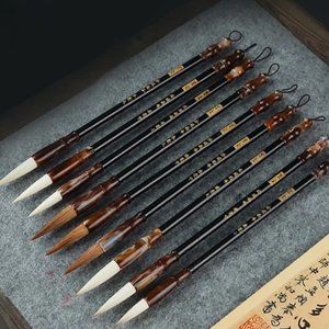 Writing Brush Chinese Calligraphy Brush Set Kanji Japanese Sumi Painting Drawing